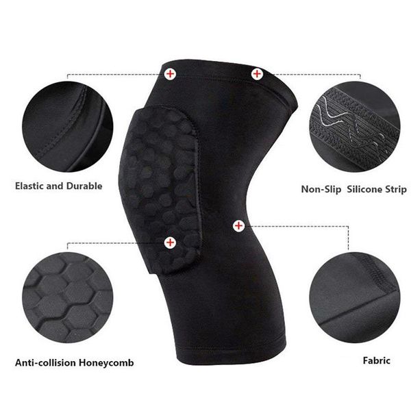 1pcs honeycomb anti-collision sports knee pads compression support patella protector outdoor basketball leg sleeve elbow &, Black;gray
1pcs honeycomb anti-collision sports knee pads compression support patella protector outdoor basketball leg sleeve elbow &, Black;gray