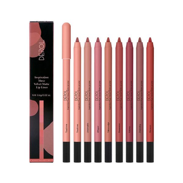 lip pencils 8 colors matte lipstick pen with sharpener professional velvet waterproof pencil smooth lipliner beauty cosmetic makeup tool
lip pencils 8 colors matte lipstick pen with sharpener professional velvet waterproof pencil smooth lipliner beauty cosmetic makeup tool