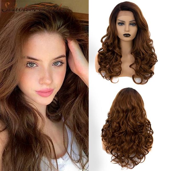 synthetic wigs scheherezade ombre brown lace front wig hair long wavy for black women heat resistant t part cosplay
synthetic wigs scheherezade ombre brown lace front wig hair long wavy for black women heat resistant t part cosplay