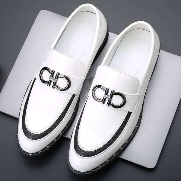 korean leisure men's loafers breathable leather shoes outdoor boat bright driving moccasin homme dress, Black
korean leisure men's loafers breathable leather shoes outdoor boat bright driving moccasin homme dress, Black