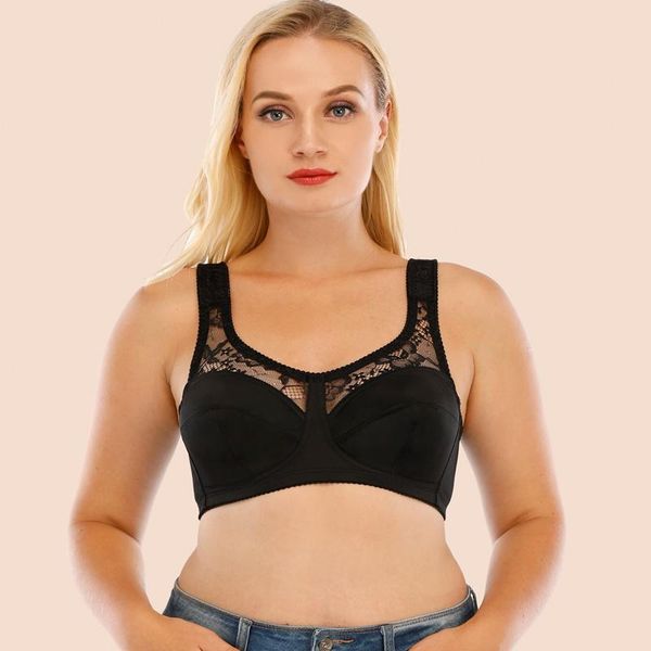 bras melansheng full coverage wide straps lace no-wire bra unline no-pad breathable plus size 80b-120g, Red;black
bras melansheng full coverage wide straps lace no-wire bra unline no-pad breathable plus size 80b-120g, Red;black