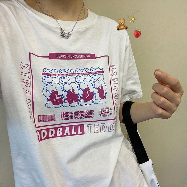 women's t-shirt hillbilly little bears print funny graphic tee shirt summer white cotton aesthetic oversized kpop women cute t shirts
women's t-shirt hillbilly little bears print funny graphic tee shirt summer white cotton aesthetic oversized kpop women cute t shirts