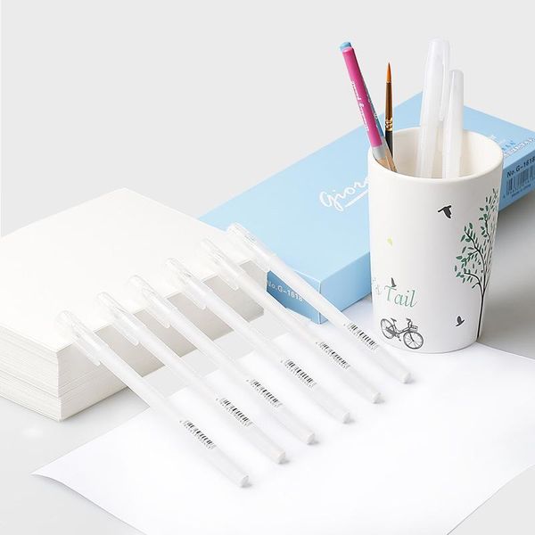 1pcs white gel pen set 1mm fine tip sketching pens for artists black papers drawing design illustration art supplies
1pcs white gel pen set 1mm fine tip sketching pens for artists black papers drawing design illustration art supplies