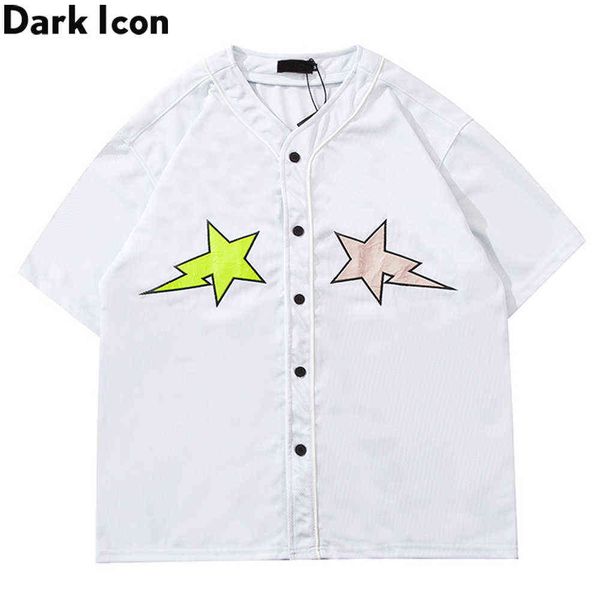 embroidery jersey material baseball shirt men single breast street fashion men's shirt 2colors 210603, White;black
embroidery jersey material baseball shirt men single breast street fashion men's shirt 2colors 210603, White;black