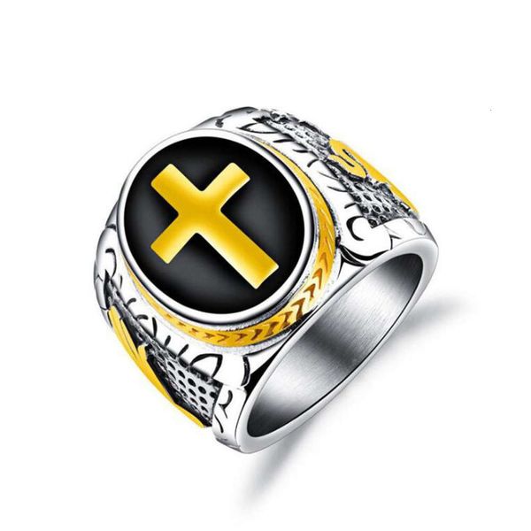 religious hip hop cross personality men's index finger trendy people's tail student ring, Black
religious hip hop cross personality men's index finger trendy people's tail student ring, Black