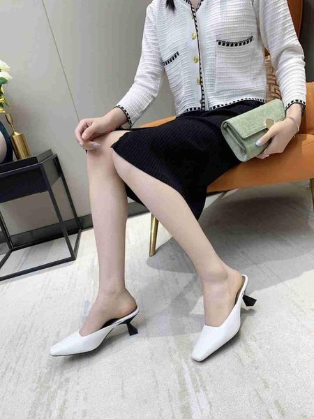 dress shoes party strange high heels slingbacks sandals square toe women wedding genuine leather slippers, Black
dress shoes party strange high heels slingbacks sandals square toe women wedding genuine leather slippers, Black