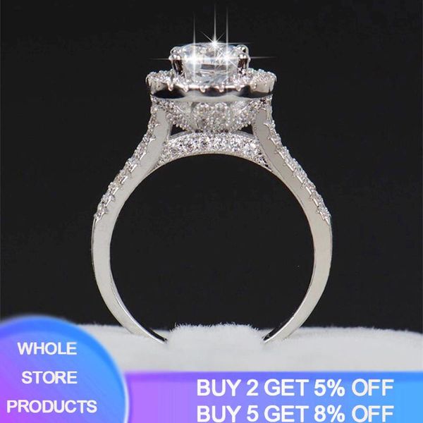 cluster rings yanhui fine 6mm round cut create moissanite 925 silver ring 1.0ct lab zirconia diamond eternal love token women girlfriend gif, Golden;silver
cluster rings yanhui fine 6mm round cut create moissanite 925 silver ring 1.0ct lab zirconia diamond eternal love token women girlfriend gif, Golden;silver