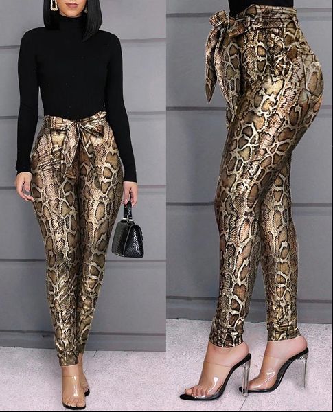 snakeskin print high waist women pant bow tied casual pants skinny pencil drop good quality, Black;white
snakeskin print high waist women pant bow tied casual pants skinny pencil drop good quality, Black;white