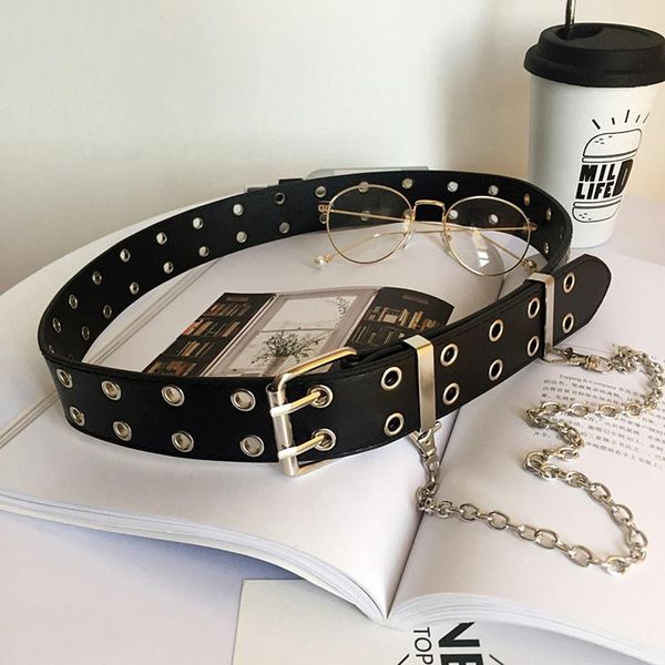 belts fashion women punk chain belt ladies adjustable double/single row hole eyelet jeans waistband with decorative, Black;brown
belts fashion women punk chain belt ladies adjustable double/single row hole eyelet jeans waistband with decorative, Black;brown