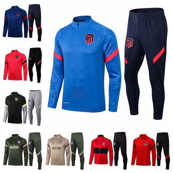 21/22 survetement jacket training suit soccer tracksuits madrid joao felix suarez koke football tracksuit maillots de foot atletico chandal, Gray
21/22 survetement jacket training suit soccer tracksuits madrid joao felix suarez koke football tracksuit maillots de foot atletico chandal, Gray