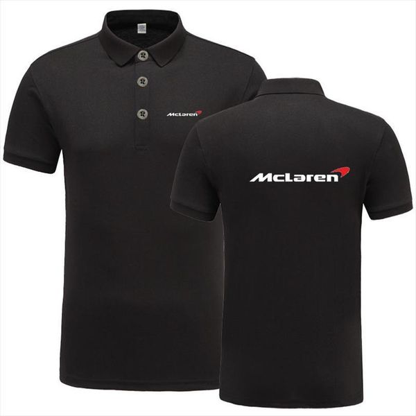 Top Quality Summer Mens Polo Short Sleeve Shirts Solid Color Mclaren Male Tops, White;black
Top Quality Summer Mens Polo Short Sleeve Shirts Solid Color Mclaren Male Tops, White;black