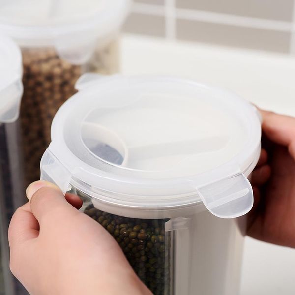 storage bottles & jars grain container rotating transparent sealed food classification tank ac889
storage bottles & jars grain container rotating transparent sealed food classification tank ac889