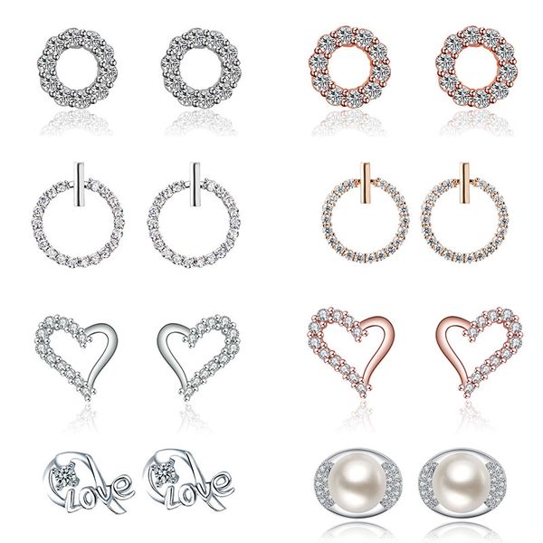 2021 925 sterling silver lnfinite zircon ear studs for the original earrings charm making fashion diy jewelry for women gift, Golden;silver
2021 925 sterling silver lnfinite zircon ear studs for the original earrings charm making fashion diy jewelry for women gift, Golden;silver