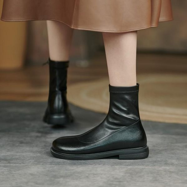 boots round toe women black soft leather short side zipper autumn knight botas platform winter lady botines femininos zapatos
boots round toe women black soft leather short side zipper autumn knight botas platform winter lady botines femininos zapatos