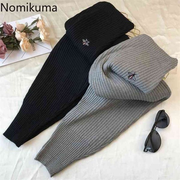 nomikuma causal knitted ankle pants korean cartoon embroidery women trousers autumn winter high waist sweater 6c722 210925, Black;white
nomikuma causal knitted ankle pants korean cartoon embroidery women trousers autumn winter high waist sweater 6c722 210925, Black;white