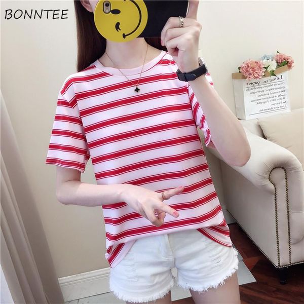women's t-shirt t-shirts women korean style all-match trendy loose leisure womens clothing short sleeve simple daily summer chi, White
women's t-shirt t-shirts women korean style all-match trendy loose leisure womens clothing short sleeve simple daily summer chi, White