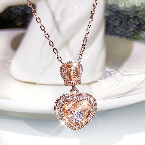 pendant necklaces caoshi exquisite crown heart necklace for women silver color/rose gold color neck jewelry engagement party accessories
pendant necklaces caoshi exquisite crown heart necklace for women silver color/rose gold color neck jewelry engagement party accessories