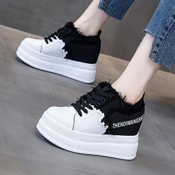 dress shoes women's summer thick bottom casual breathable board ins fashion lace-up white for women adiq, Black
dress shoes women's summer thick bottom casual breathable board ins fashion lace-up white for women adiq, Black