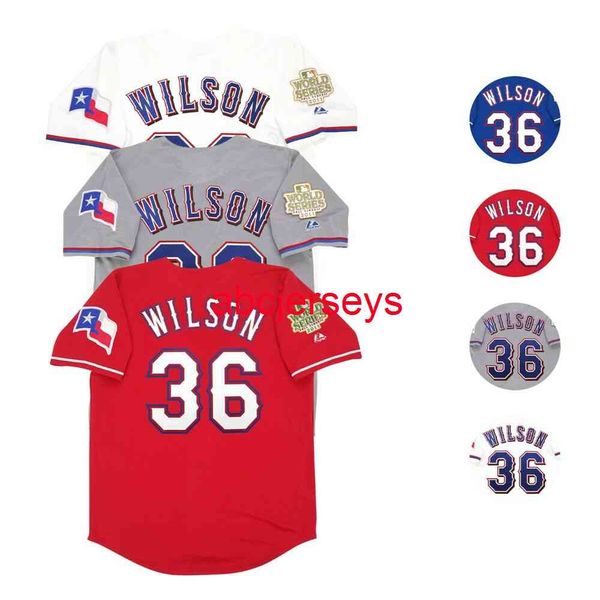 stitched custom c.j. wilson 2011 world series jersey add name number baseball jersey, Black
stitched custom c.j. wilson 2011 world series jersey add name number baseball jersey, Black