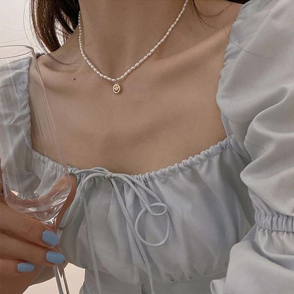 pendant necklaces korean fashion imitarion pearl love heart round godl color metal necklace for women girls clavicle chain jewelry, Silver
pendant necklaces korean fashion imitarion pearl love heart round godl color metal necklace for women girls clavicle chain jewelry, Silver