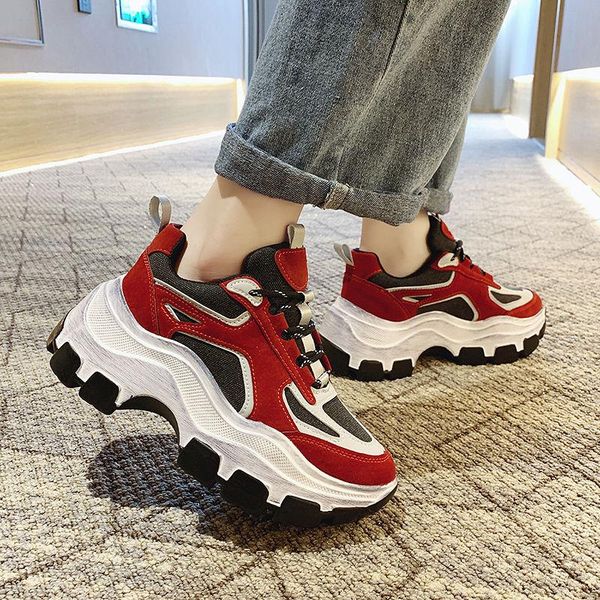 boots red sewing patchwork gear non-slip faux suede leather dirty platform shoes fashion lace-up trainer outdoor casual, Black
boots red sewing patchwork gear non-slip faux suede leather dirty platform shoes fashion lace-up trainer outdoor casual, Black