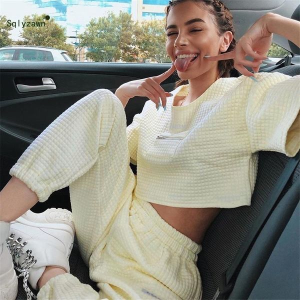 autumn short sleeve yellow streetwear womens tracksuits tracksuit two piece soft set crop jogger pants fall matching sweatsuit outfit, Gray
autumn short sleeve yellow streetwear womens tracksuits tracksuit two piece soft set crop jogger pants fall matching sweatsuit outfit, Gray