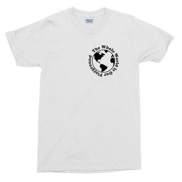 'the whole world is our playground' travel t-shirt - pocket logo, various cols, White;black
'the whole world is our playground' travel t-shirt - pocket logo, various cols, White;black
