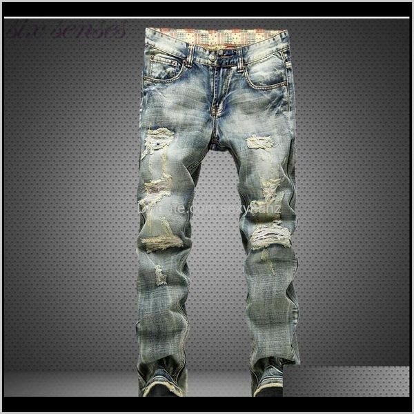 clothing apparel drop delivery 2021 big european style men holes frazzle jeans mens casual leisure denim long pants light blue size 28-42 ar
clothing apparel drop delivery 2021 big european style men holes frazzle jeans mens casual leisure denim long pants light blue size 28-42 ar