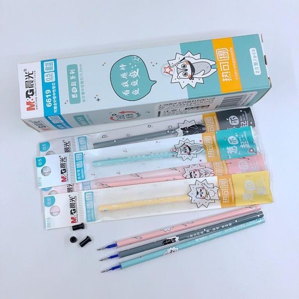 gel pens m&g cute korean stationery needle nib blue ink 0.5mm rod magic erasable pen refill for writing office supplies m6619
gel pens m&g cute korean stationery needle nib blue ink 0.5mm rod magic erasable pen refill for writing office supplies m6619