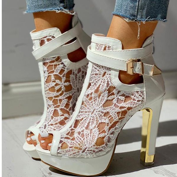 dress shoes women high heels platform sandals belt buckle peep toe hollow party wedding summer plus size cut-out, Black
dress shoes women high heels platform sandals belt buckle peep toe hollow party wedding summer plus size cut-out, Black