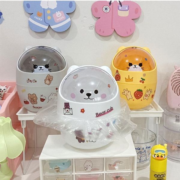 waste bins ins deskwith lid trash can mini kawaii cute bear bin storage box girl pen holder bucket flip top
waste bins ins deskwith lid trash can mini kawaii cute bear bin storage box girl pen holder bucket flip top