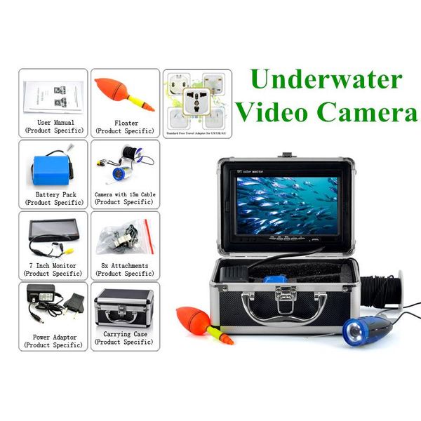 15m fish finder underwater fishing video camera 7" color hd monitor 1000tvl ip cameras
15m fish finder underwater fishing video camera 7" color hd monitor 1000tvl ip cameras
