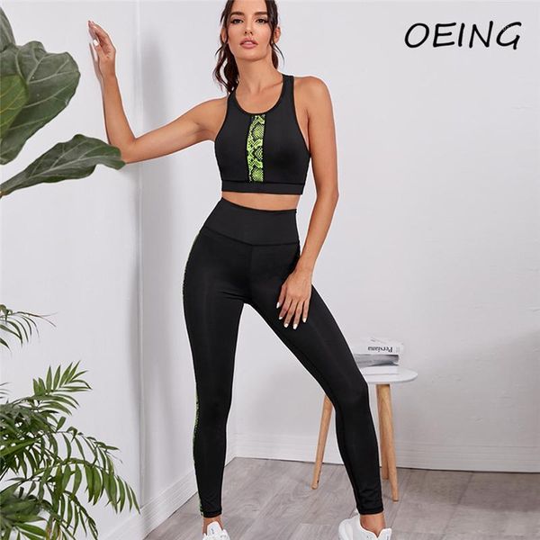 yoga outfit fitness sport clothes women's two piece sets jogging workout tracksuits patchwork black exercise set
yoga outfit fitness sport clothes women's two piece sets jogging workout tracksuits patchwork black exercise set