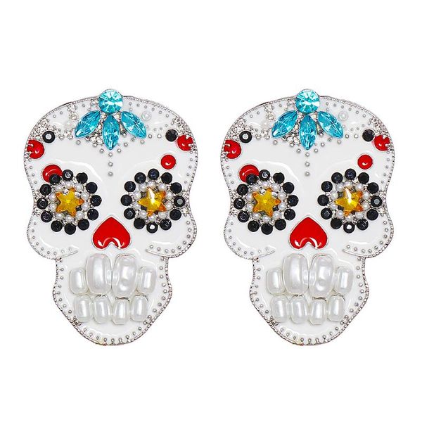 stud statement earrings colorful crystal metal oil skull rhinestone fashion trend jewelry accessories for women, Golden;silver
stud statement earrings colorful crystal metal oil skull rhinestone fashion trend jewelry accessories for women, Golden;silver