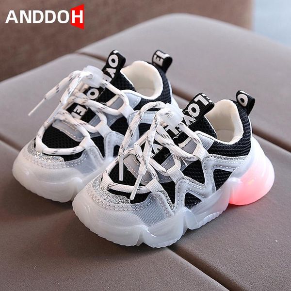 size 21-30 baby non-slip luminous shoes for kids children glowing sneakers with led light boys girls up athletic & outdoor, Black
size 21-30 baby non-slip luminous shoes for kids children glowing sneakers with led light boys girls up athletic & outdoor, Black