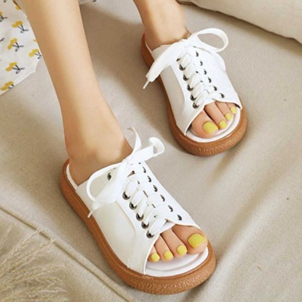 new slippers women shoes fashion soft bottom fish mouth cross-tied leather thick sole slippers platform shoes plus size 40-43 h0827, Black
new slippers women shoes fashion soft bottom fish mouth cross-tied leather thick sole slippers platform shoes plus size 40-43 h0827, Black