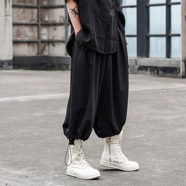 men's pants male streetwear hip hop vintage fashion harem trousers japan style kimono pant men elastic waist wide leg casual, Black
men's pants male streetwear hip hop vintage fashion harem trousers japan style kimono pant men elastic waist wide leg casual, Black