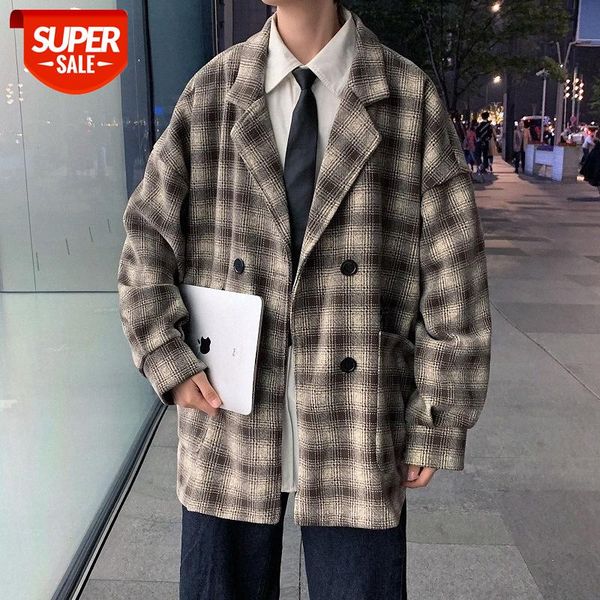 yemi fashion|jacket men's korean trend loose plaid woolen coat student jacket #4e2g, Black;brown
yemi fashion|jacket men's korean trend loose plaid woolen coat student jacket #4e2g, Black;brown