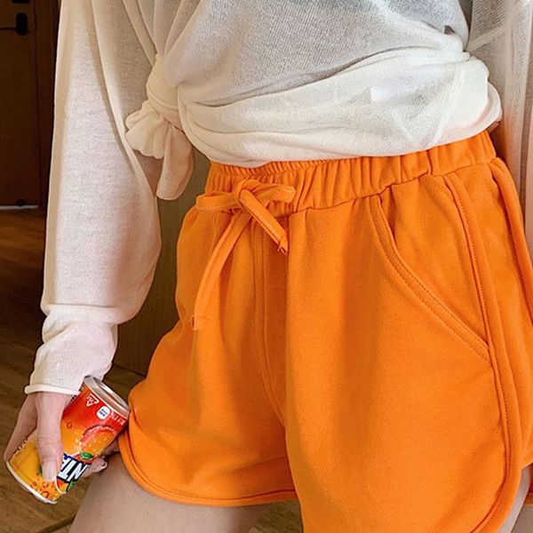 sports summer straight casual women shorts elastic waist beach correndo trousers wdc4811, White;black
sports summer straight casual women shorts elastic waist beach correndo trousers wdc4811, White;black