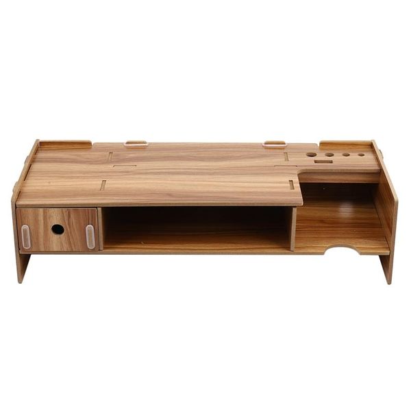 hooks & rails wooden monitor stand riser computer desk organizer with keyboard mouse storage slots for office supplies school heighte
hooks & rails wooden monitor stand riser computer desk organizer with keyboard mouse storage slots for office supplies school heighte