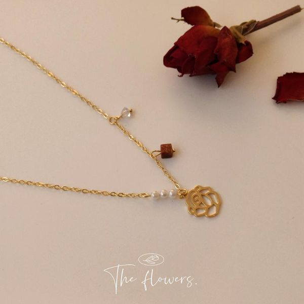 pendant necklaces vintage french style real gold plated pearl rose necklace female clavicle chain pearls natural jewelry, Silver
pendant necklaces vintage french style real gold plated pearl rose necklace female clavicle chain pearls natural jewelry, Silver