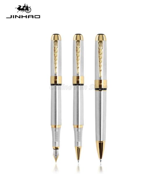 jinhao 250 stainless steel metal 18kgp 0.5mm medium nib fountain pen gold trim noble office school professional stationery pens
jinhao 250 stainless steel metal 18kgp 0.5mm medium nib fountain pen gold trim noble office school professional stationery pens