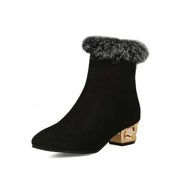 asumer large 48 female zip toe round foot square leap autumn winter boots elegant wedding shoes woman, Black
asumer large 48 female zip toe round foot square leap autumn winter boots elegant wedding shoes woman, Black