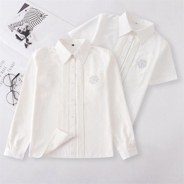 clothing sets women jk school uniform pleated access control shirt summer short sleeve milky white autumn long sleeves pointed collar
clothing sets women jk school uniform pleated access control shirt summer short sleeve milky white autumn long sleeves pointed collar