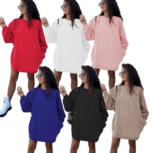 charming dresses 2021 women's thiened round ne long sleeve pullover loose, Black;gray
charming dresses 2021 women's thiened round ne long sleeve pullover loose, Black;gray