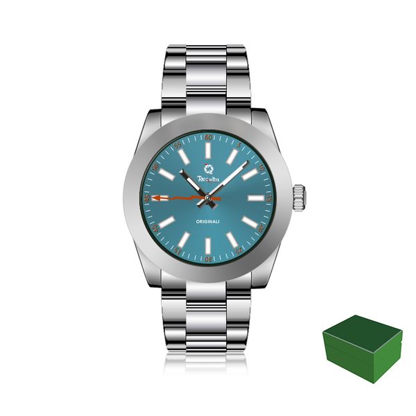 new limited edition automatic men's watch stainless steel gd2813 movement 39 mm 316l 116400 blue dial lightning luminous, Slivery;brown
new limited edition automatic men's watch stainless steel gd2813 movement 39 mm 316l 116400 blue dial lightning luminous, Slivery;brown