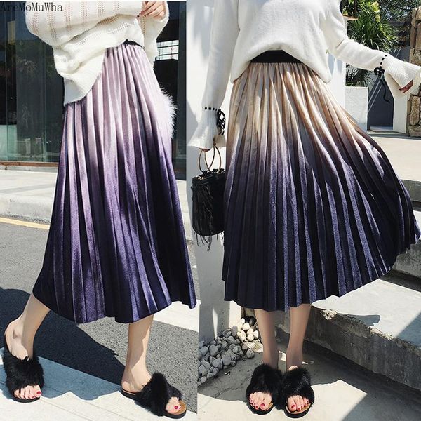 skirts aremomuwha gold velvet pleated skirt female 2021 autumn and winter long high waist gradient color a word skirtqx837, Black
skirts aremomuwha gold velvet pleated skirt female 2021 autumn and winter long high waist gradient color a word skirtqx837, Black