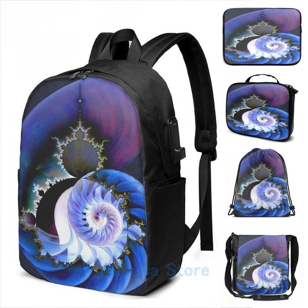 backpack funny graphic print mandels spiral usb charge men school bags women bag travel laptop
backpack funny graphic print mandels spiral usb charge men school bags women bag travel laptop