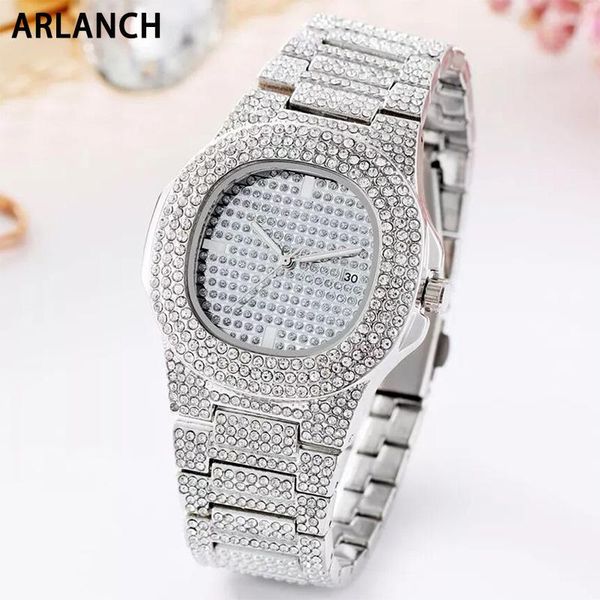 wristwatches 2021 fashion iced out watch men diamond steel hip hop mens watches gold clock reloj hombre relogio masculino, Slivery;brown
wristwatches 2021 fashion iced out watch men diamond steel hip hop mens watches gold clock reloj hombre relogio masculino, Slivery;brown