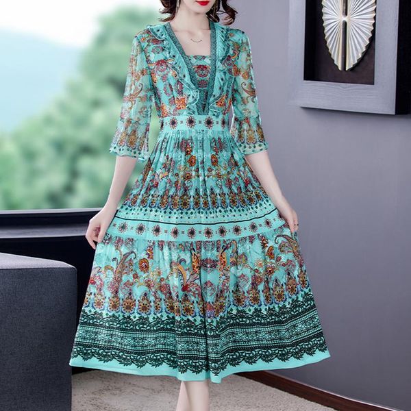 summer boho blue floral mulberry silk beach maxi dresses 2021 spring vintage 4xl plus size women classy bodycon vestidos casual, Black;gray
summer boho blue floral mulberry silk beach maxi dresses 2021 spring vintage 4xl plus size women classy bodycon vestidos casual, Black;gray